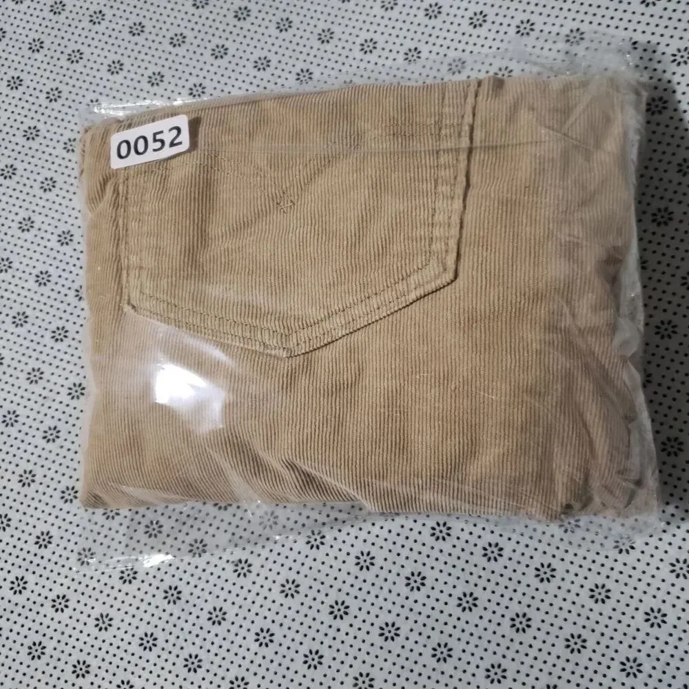 Levi's 511 Premium Corduroy Pants Mens W38 L32 Tan Khaki Slim Fit Stretch Cords